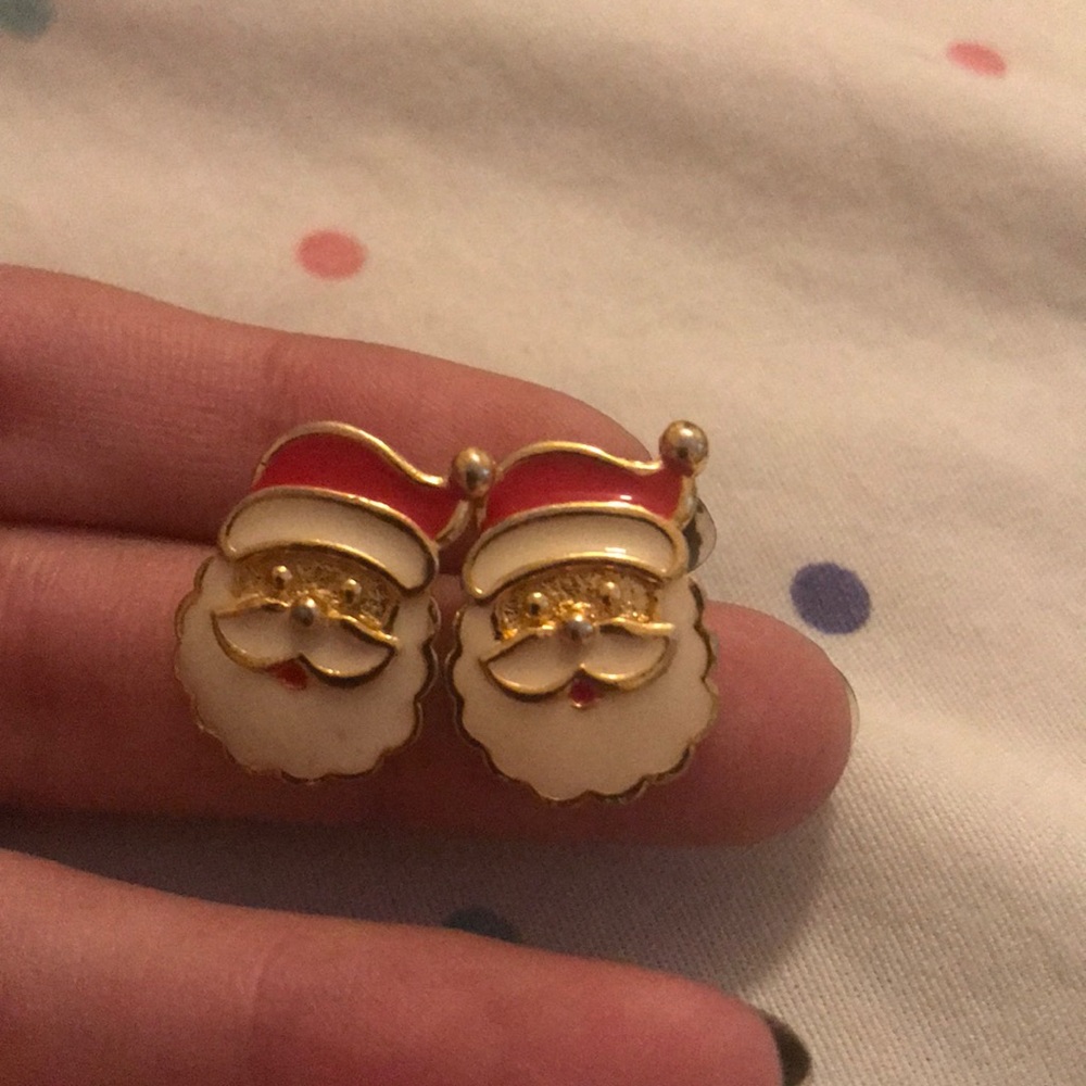 Santa Earrings